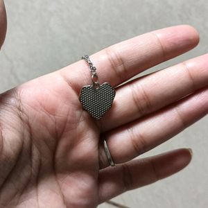 Silver Heart Neckless