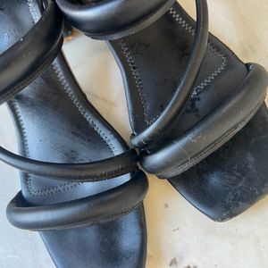 Black Heel With 36 Size