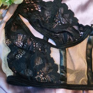 black lingerie set