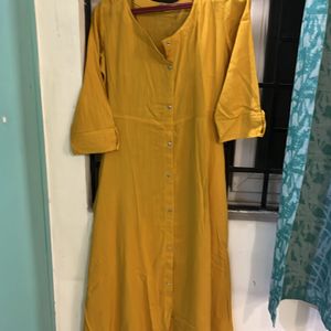 Mustard Kurta