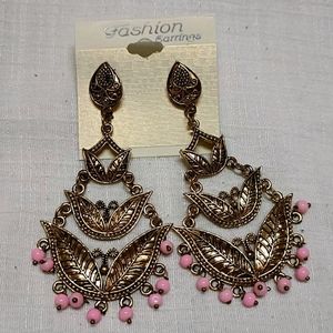 Gold Oxidized Earrings ❤