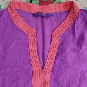 A Casual Lavender Kurti