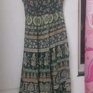 BeautiFull Long Full Length Flared Dress