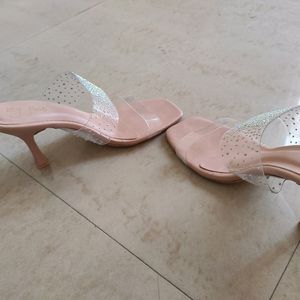 Stilletos With Transparent Strap