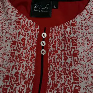 L Size Zola Brand Kurti For Girls