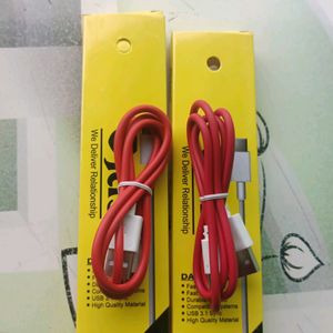 Pack Of 2 Ojas C Type Data Cable