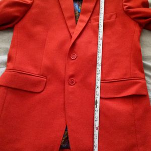 Slim Fit Wool Blend Blazer Jacket Coat