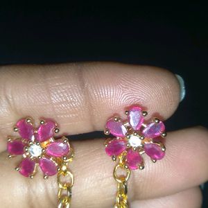 One Gram Gold Plated Earrings