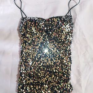 Sequin tank top