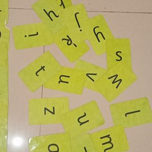 Alphabet Cards both Sides Upper Case and Lower Cas