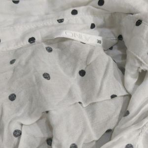 Shirt With Polka Dot Brand By Only