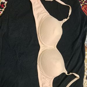 Beige Padded Bra