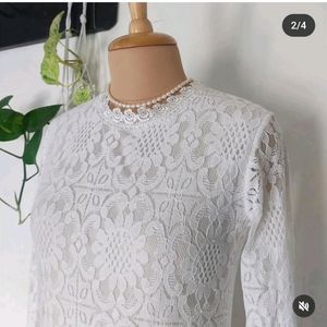 White Lace Dress