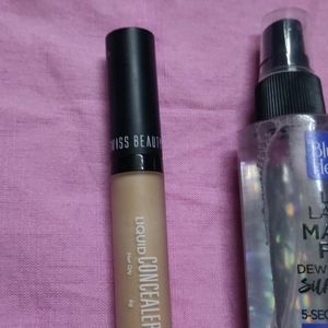 Liquid Conceler & Long Lasting Make Up Fixer