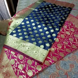 Kathan Banarasi Silk Saree Pure