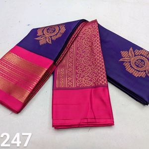 New Soft Powerloom Pattu Saree