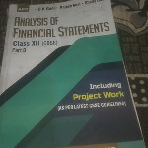 Analysis Of Financial Statements