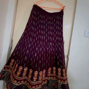 Women Sequin Purple Lahnga Choli