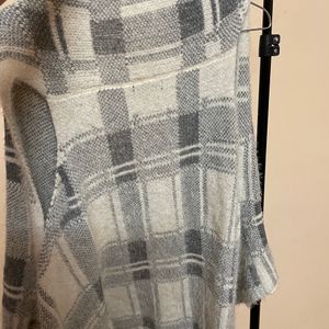 Fort Collins Checkered Front Open Cardigan