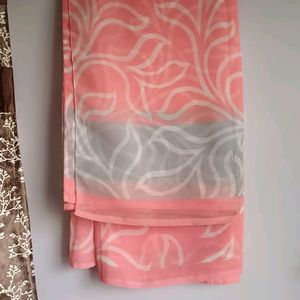 Babypink Saree With Blouse