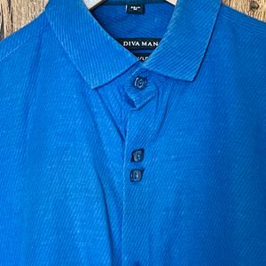 Blue Colour Shirt For Men