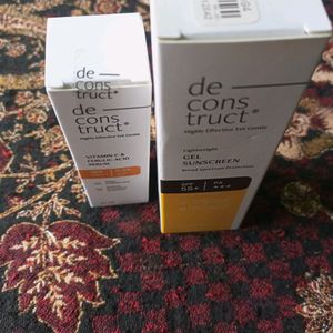 Deconstruct Vit C Serum And Gel Sunscreen