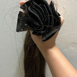 12 Pieces Of Hair Extension Washable