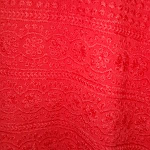 Red Kurti For Teen Girls