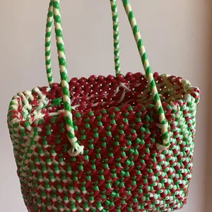 New Red Green Combination Basket