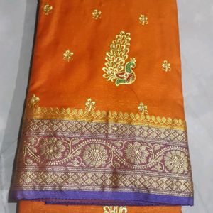 Banarasi Silk With Embroidery 🪡