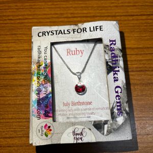 July BirthStone (Original RubyStone) Necklace