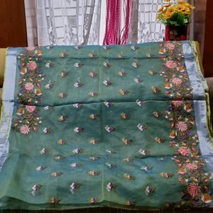 Pure Muslin Saree