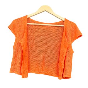 Crop Crochet Shrug