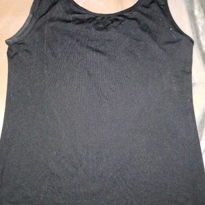 Black Fitted Tank Top, Fit S/ M Both, New