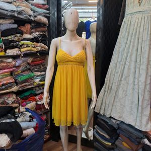 Yellow Bralette Dress