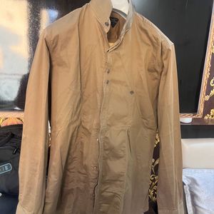 Tan  Shining Color Shirt For Men