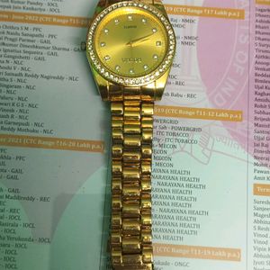 Man Golden Watch