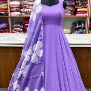 Attractive Georgette Gown