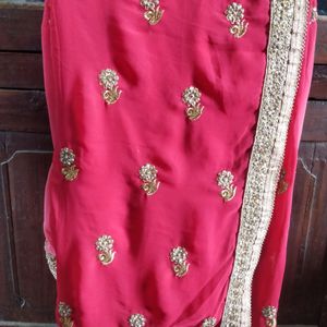 ComboDimond saree With Designer Blouse