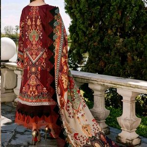 Pakistani Full Stitched Suit Set- LIBAS