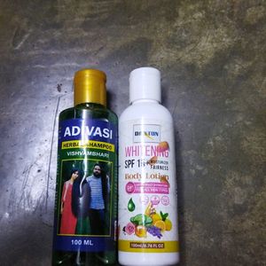 Buy body Lotion and Get Free Shampoo