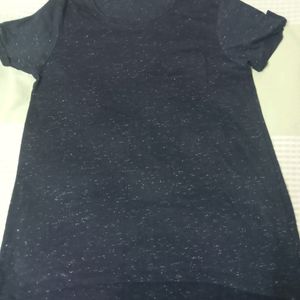 Navy Blue Top With Shining Design