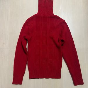 Red Woolen Sweater