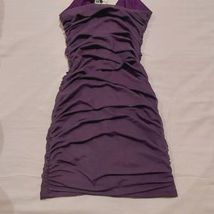 Strapless Ruched Dress