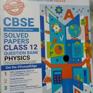 Oswal Class 12th Physics Question Bank