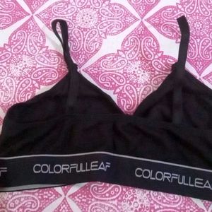 A Black Color Non Padded Bra