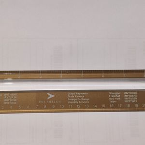 BNY Mellon Unique Ruler With Magnifying Glass