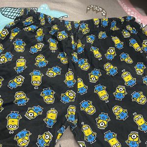 Minions Girls Casual Shorts