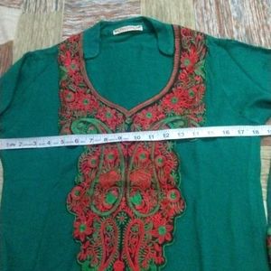 Woolen Multicolor Kurti