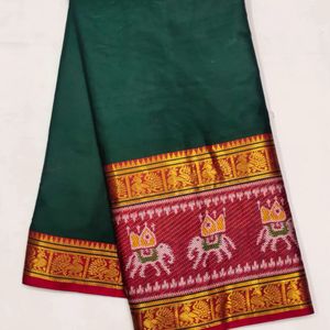 Green saree